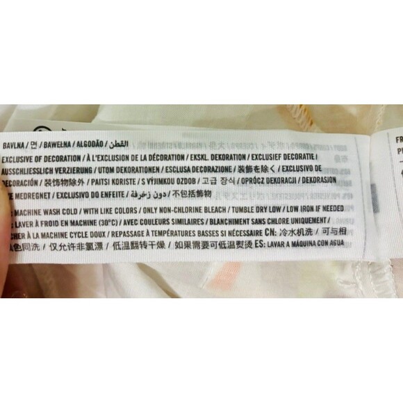 Abercrombie & Fitch puff sleeve babydoll mini dress in yellow floral Sz S - Picture 9 of 11